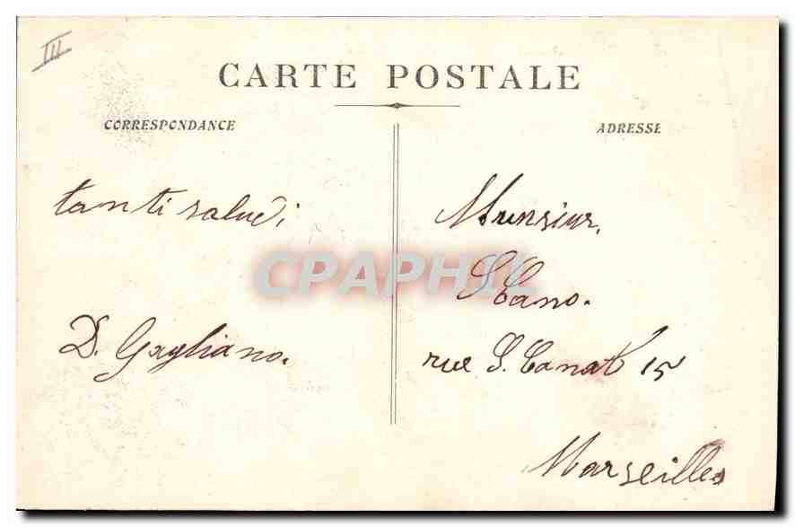 CPA Gemenos Vallee de St Pons  — Verso