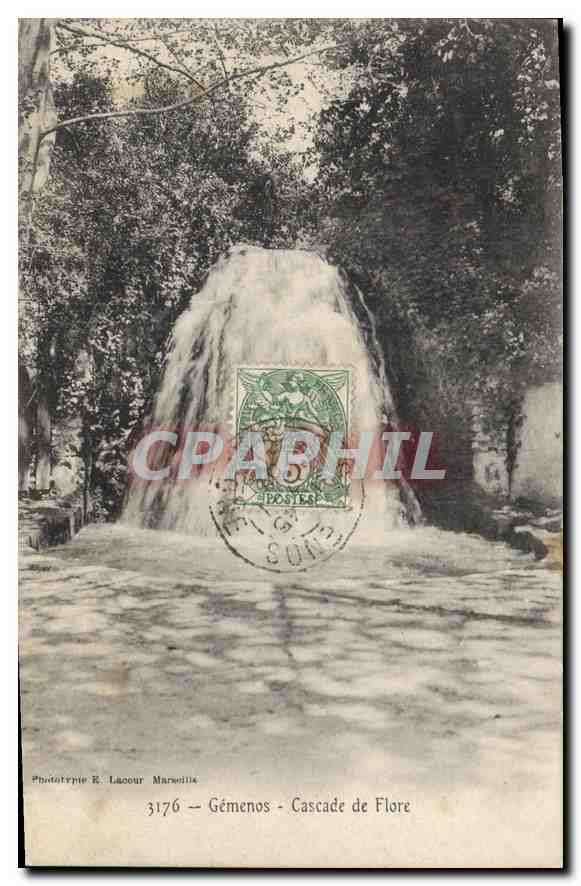 CPA Gemenos Cascade de Flore 