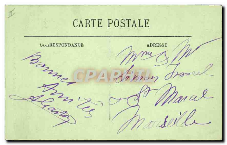 CPA Gemenos Un Coin de la Route de Sant Pons  — Verso