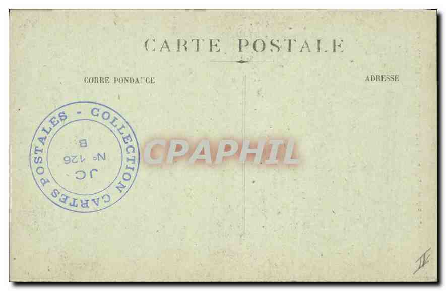 CPA Gemenos Vallee de St Pons Cascade des Tompines  — Verso