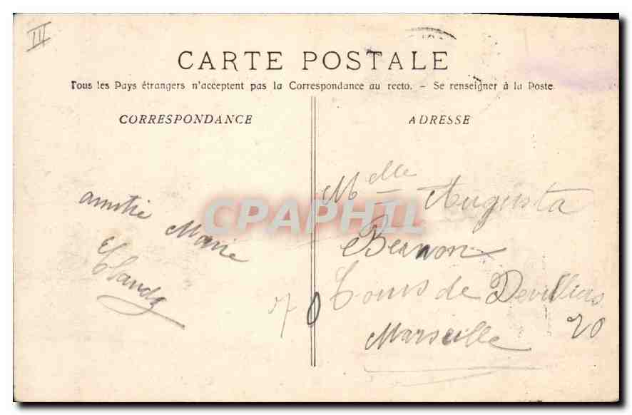 CPA Gemenos Le Vallon de St Pons et le Pic de Bretagne  — Verso