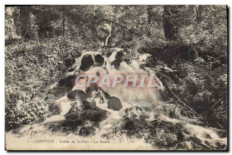 CPA Gemenos Vallee de St Pons La Source 
