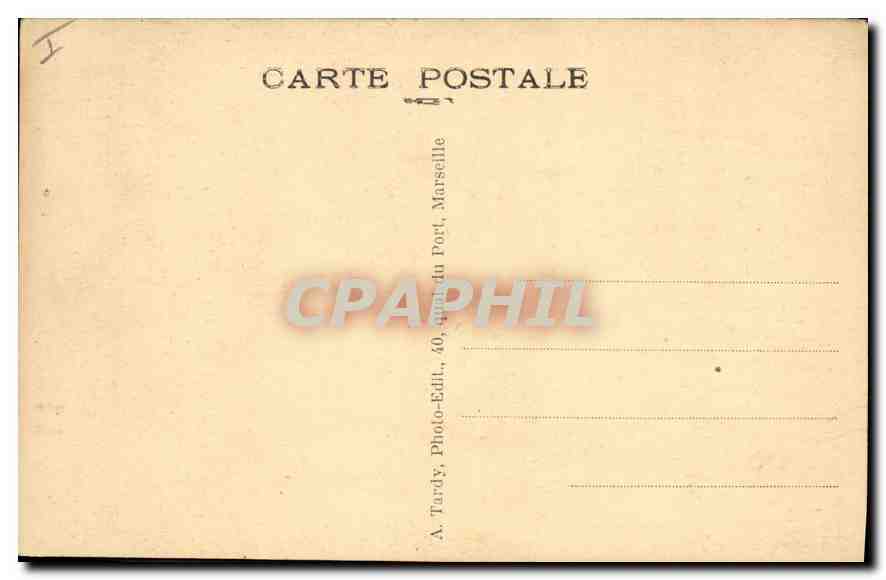 CPA Gemenos B du R Le Pont des Tompines  — Verso