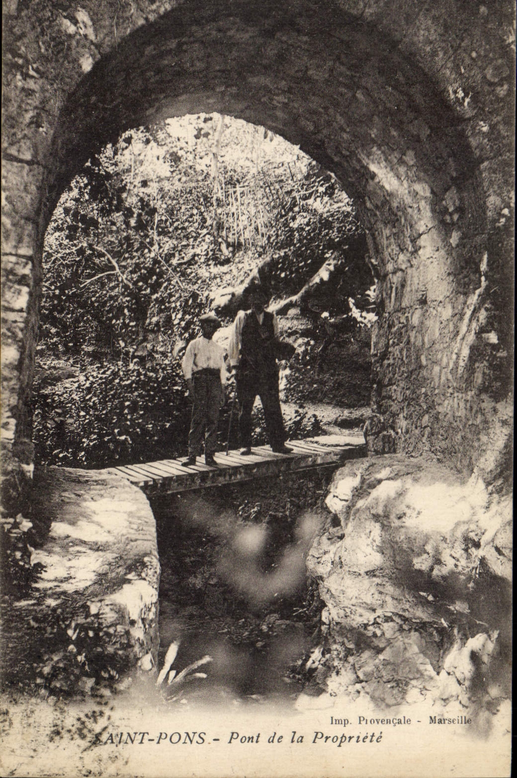 CPA Saint Pons Pont de la Propriete 