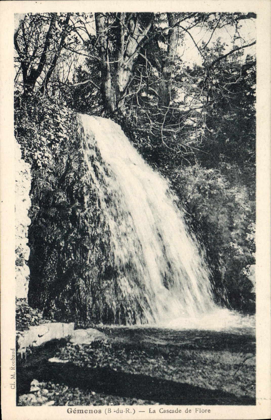CPA Gemenos B du R La Cascade de Flore 