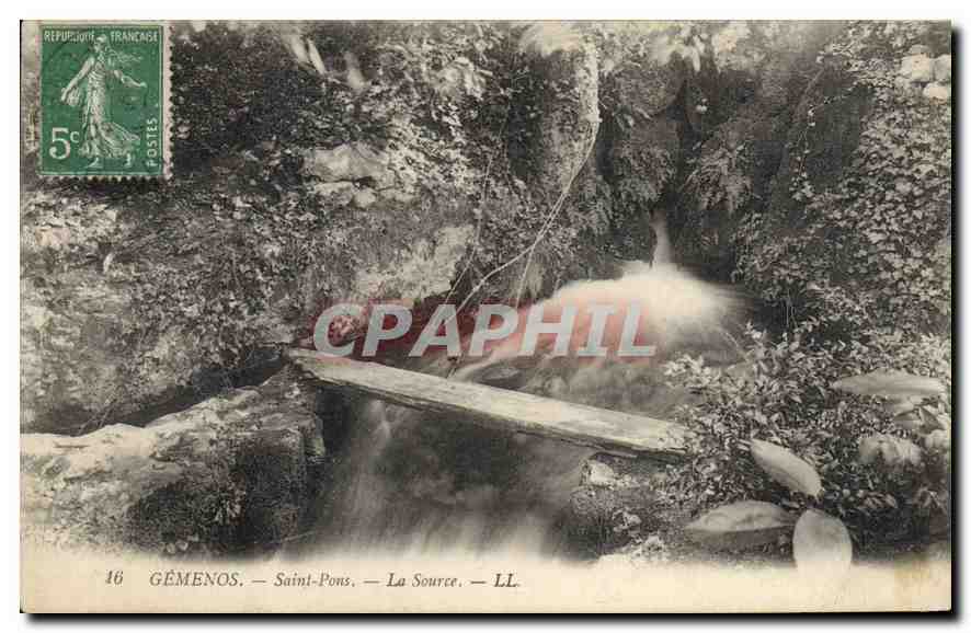 CPA Gemenos Saint Pons La Source 