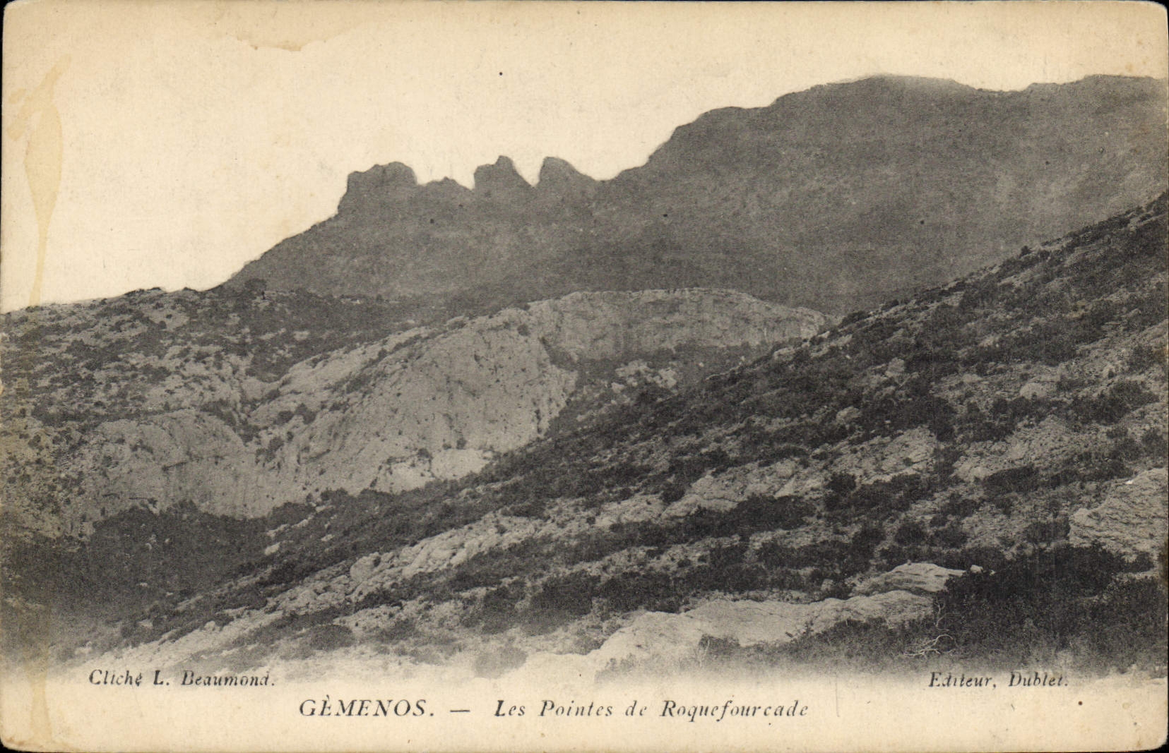 CPA Gemenos Les Pointes de Roquefourcade 