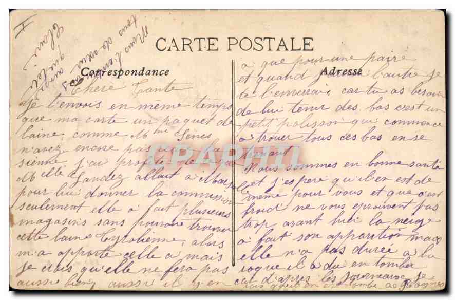CPA Gemenos Les Pointes de Roquefourcade  — Verso