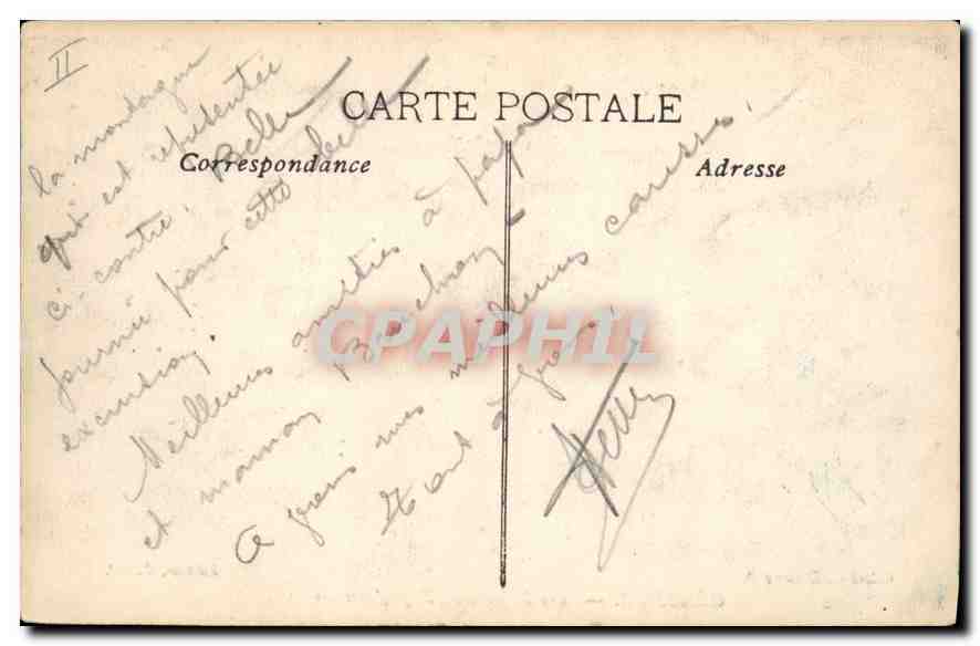 CPA Gemenos Les Pointes de Roquefourcade  — Verso