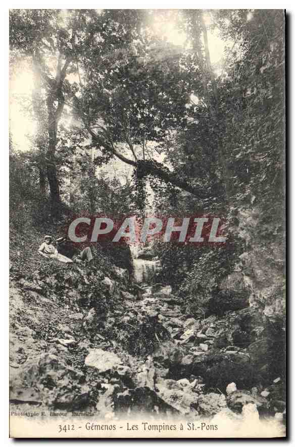 CPA Gemenos Les Tompines a St Pons 
