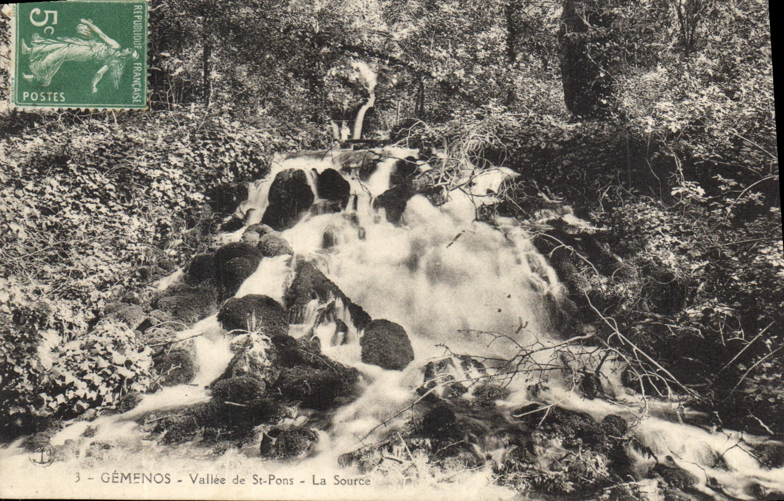 CPA Gemenos Vallee de St Pons La Source 