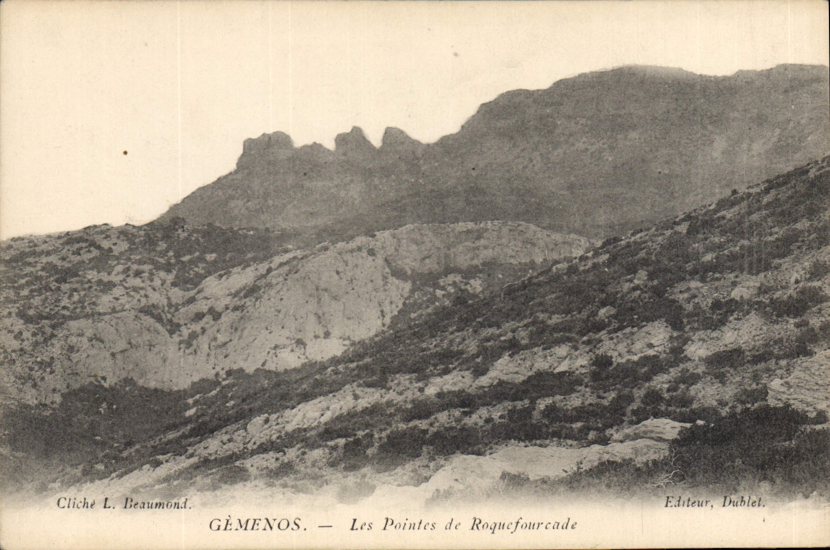 CPA Gemenos Les Pointes de Roquefourcade 
