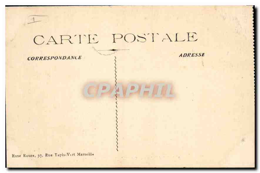 CPA Gemenos Saint Pons La Source  — Verso