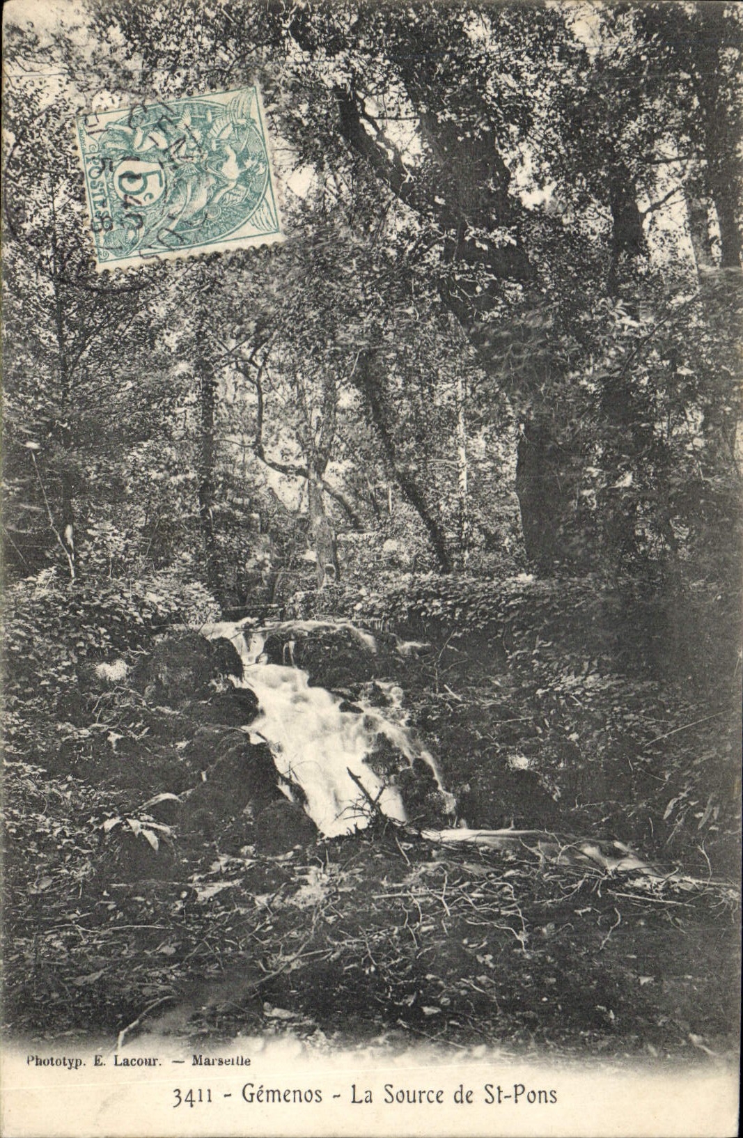 CPA Gemenos La Source de St Pons 