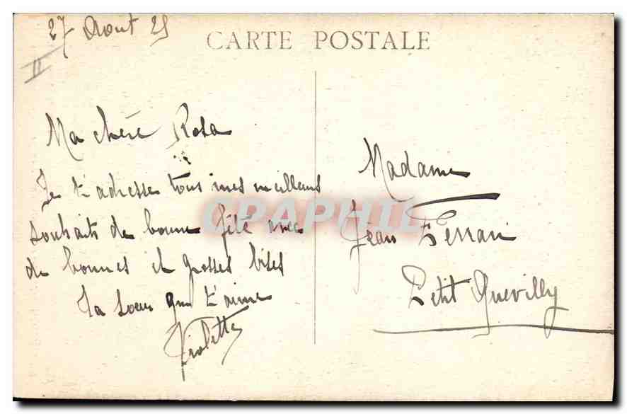 CPA Gemenos Vallee de Saint Pons Les petites Cascades  — Verso