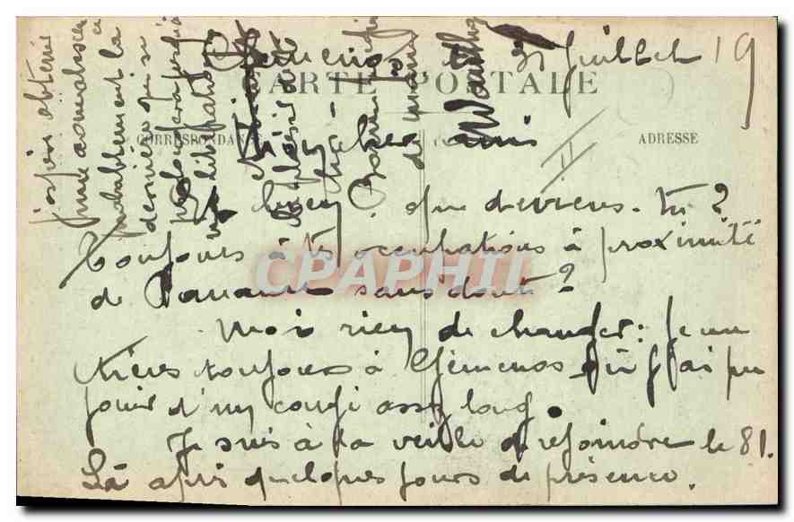 CPA Gemenos Vallee de St Pons Le Lac  — Verso
