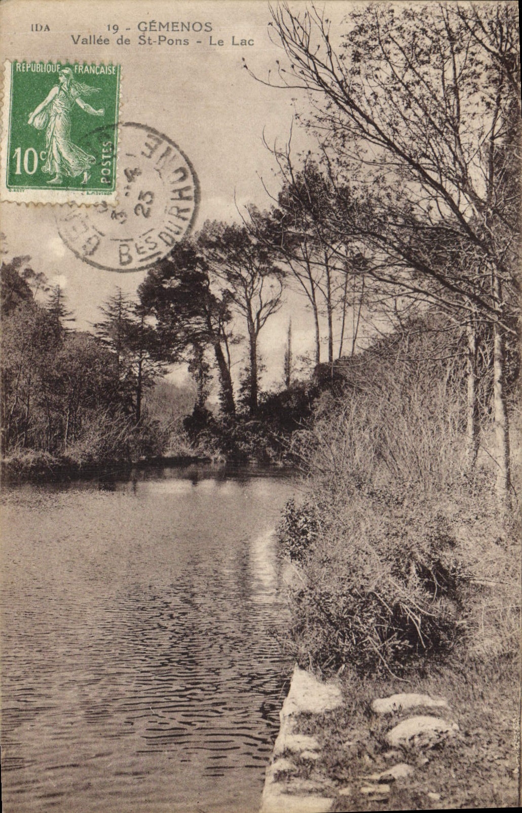 CPA Gemenos Vallee de St Pons Le Lac 