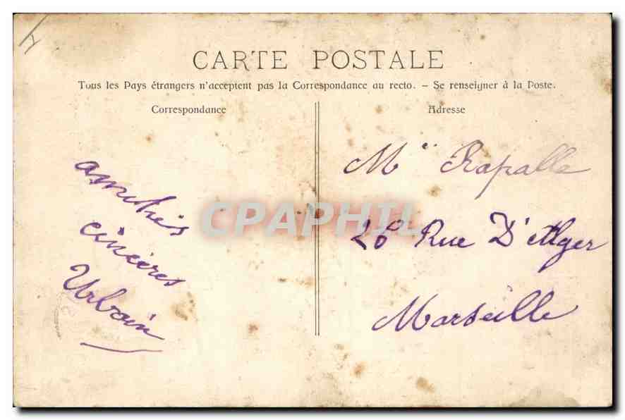 CPA Gemenos Le Paradou St Pons  — Verso