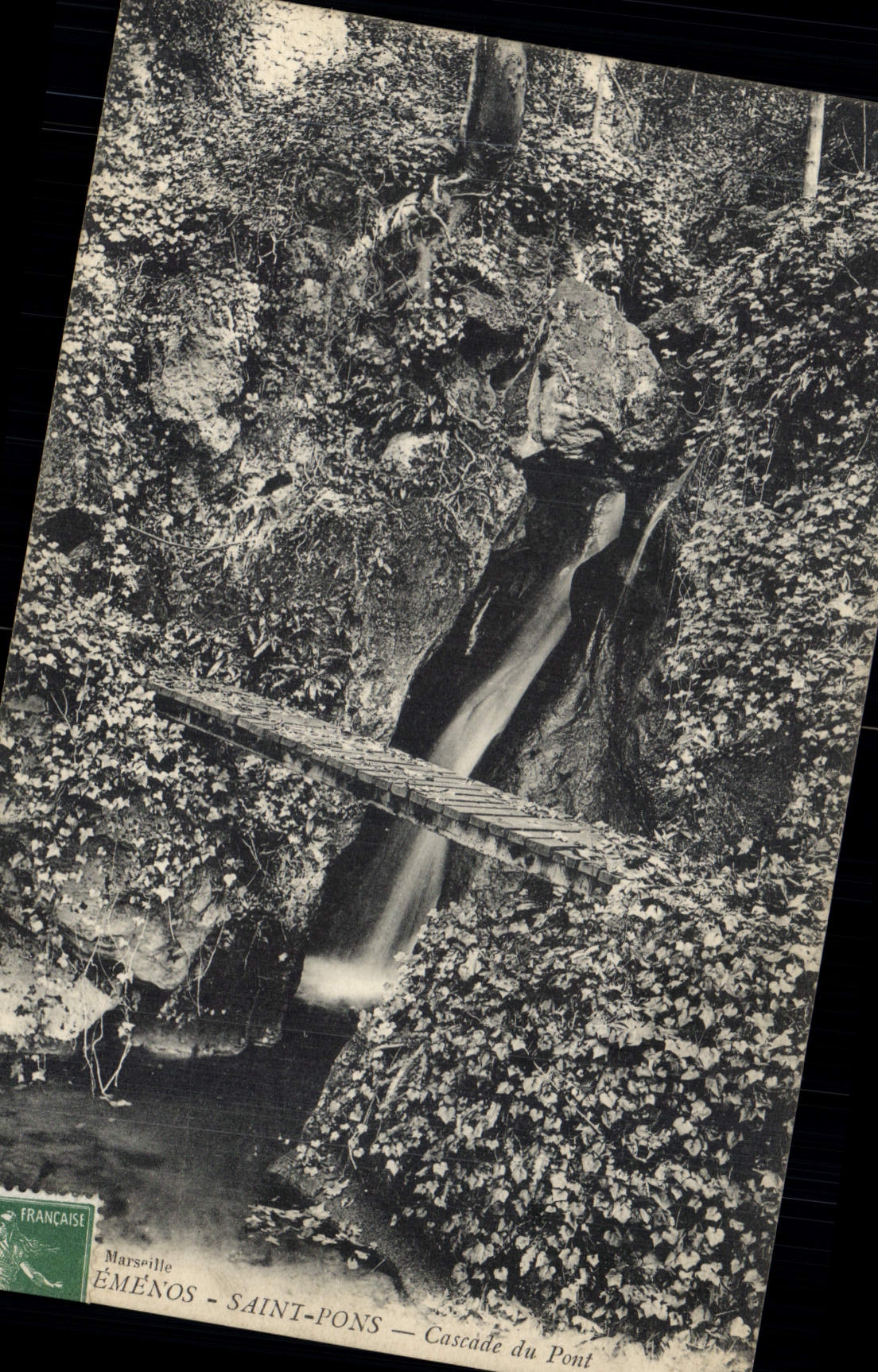 CPA Gemenos Saint Pons Cascade du Pont 