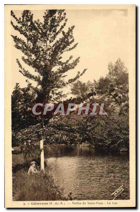 CPA Gemenos B du R Vallee de Saint Pons Le Lac 