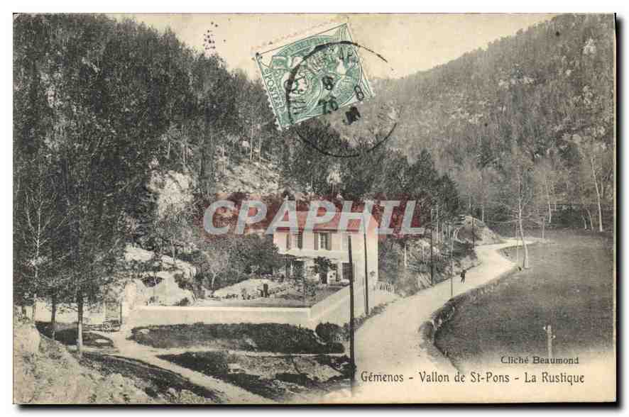 CPA Gemenos Vallon de St Pons La Rustique 