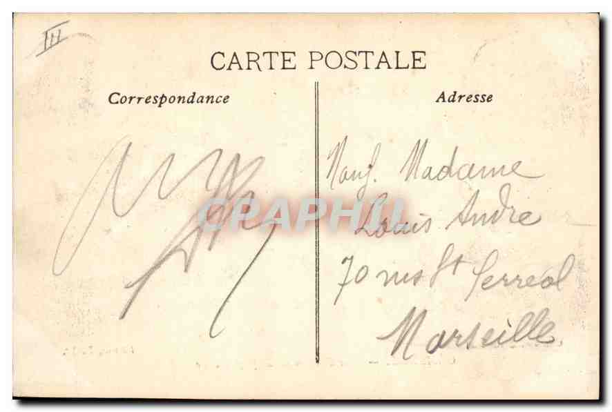 CPA Gemenos Les Pointes de Roquefourcade  — Verso