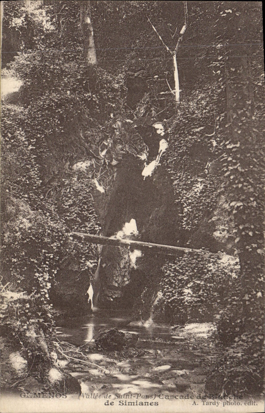 CPA Gemenos Vallee de Saint Pons Cascade 