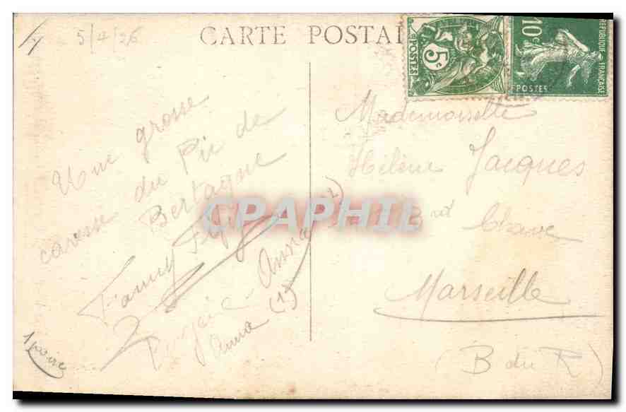 CPA Gemenos Vallee de Saint Pons Cascade  — Verso