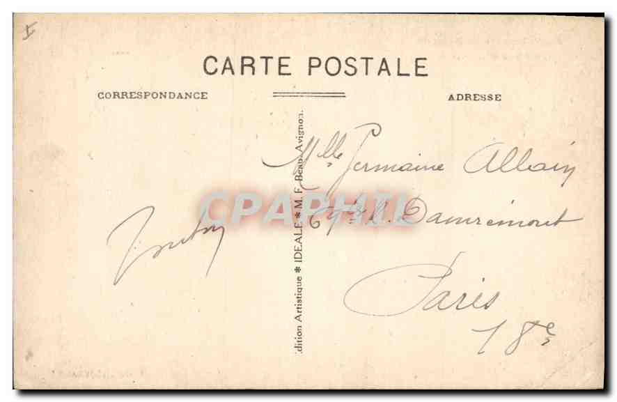 CPA Villeneuve les Avignon Fort St Andre XIV  — Verso