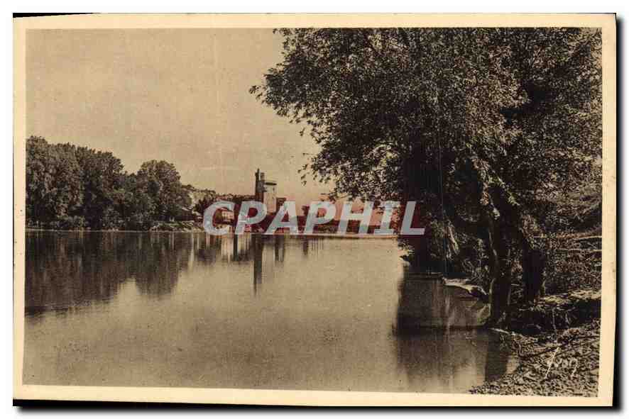 CPA Villeneuve les Avignon Gard Le Rhone et la Tour de Philippe le Bel 