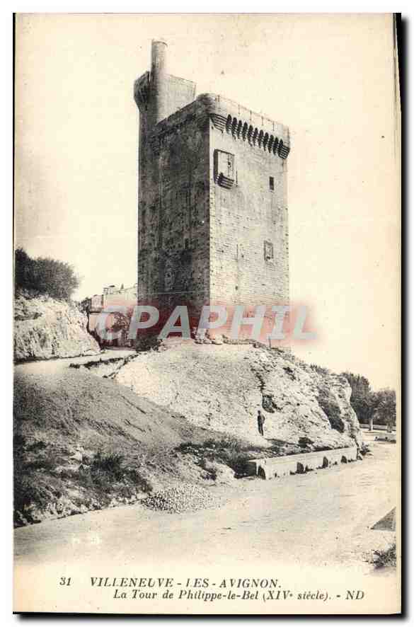 CPA Villeneuve les Avignon La Tour de Philippe le Bel XIV siecle 