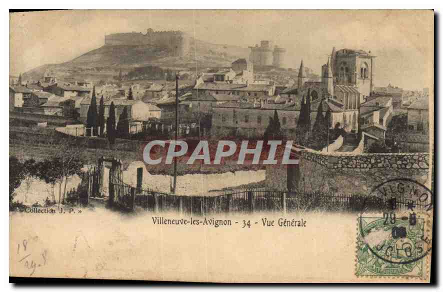 Villeneuve-lès-Avignon — Vue Générale — Éditeur inconnu, n° de série non visible
