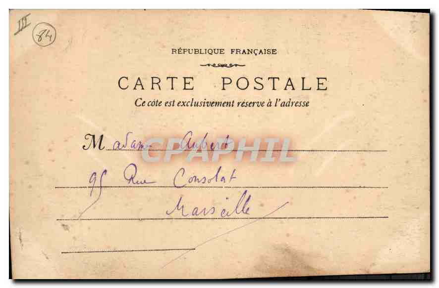 Villeneuve-lès-Avignon — Vue Générale — Éditeur inconnu, n° de série non visible — Rückseite