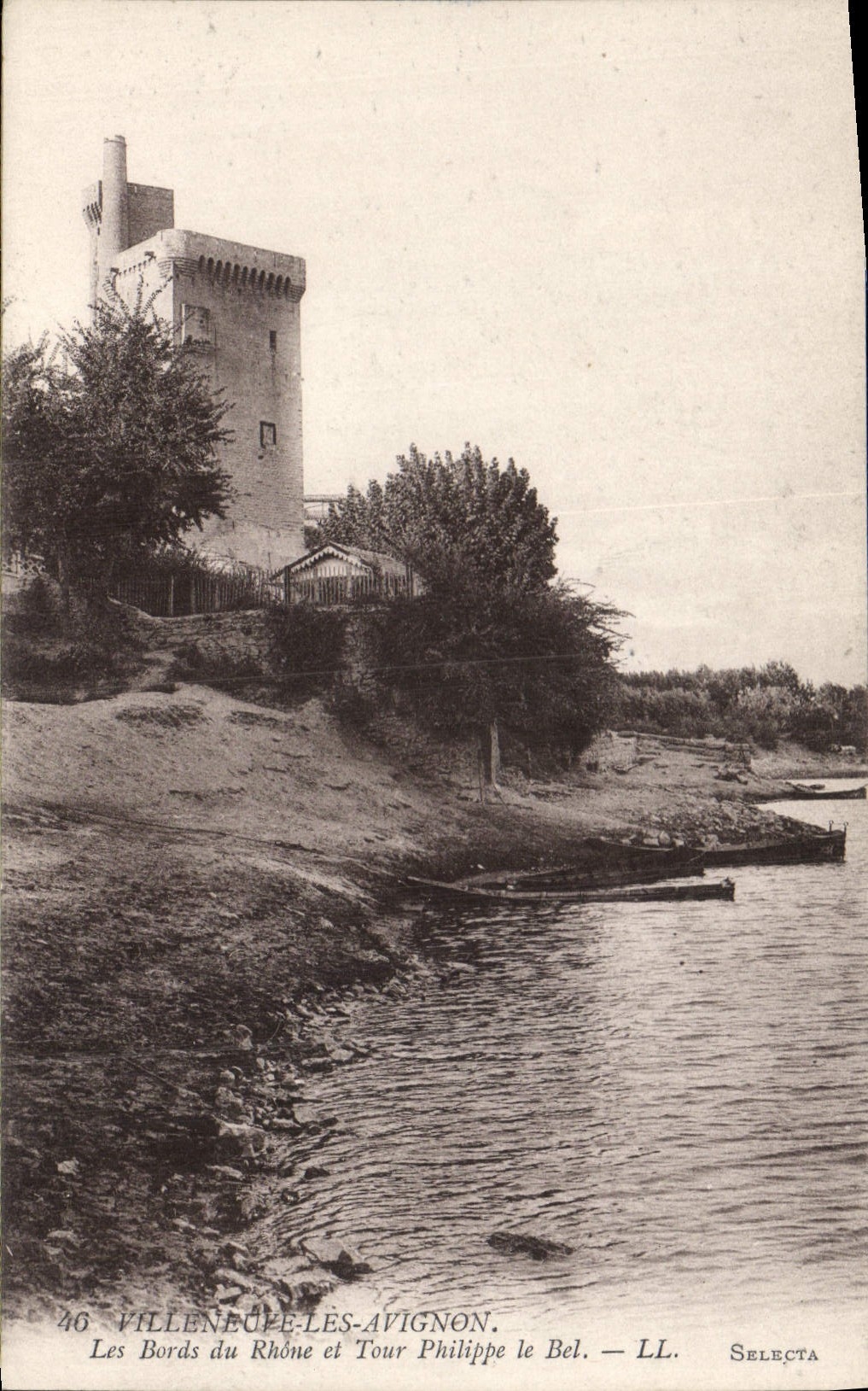 Villeneuve-lès-Avignon — Los bordes del Ródano y Torre Felipe el Bello — LL Selecta