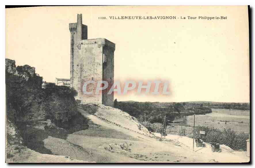 CPA Villeneuve les Avignon La Tour Philippe le Bel 