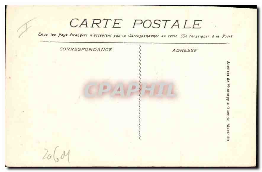 CPA Villeneuve les Avignon La Tour Philippe le Bel  — Verso