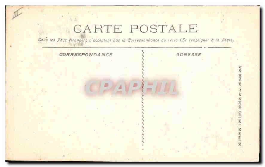 CPA Villeneuve les Avignon Vue Generale  — Verso