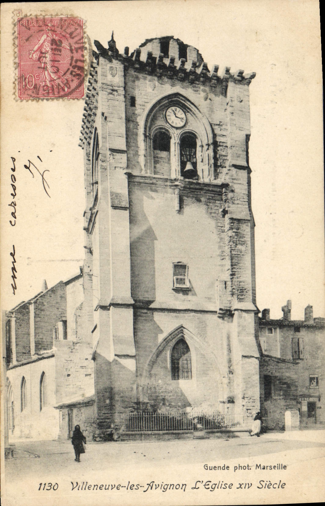 CPA Villeneuve les Avignon L'Eglise XIV siecle 