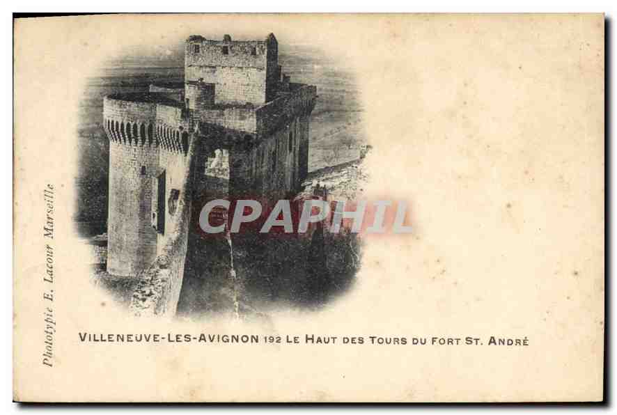 CPA Villeneuve les Avignon 192 Le Haut Tours du Fort St Andre 