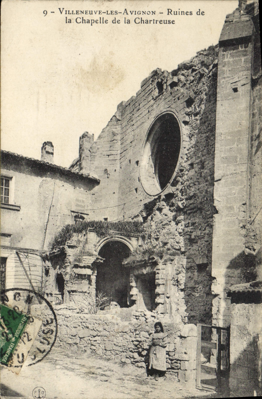 Villeneuve-lès-Avignon — Ruinas de la Capilla de la Cartuja — Editor: VILLONNALE (n°9)