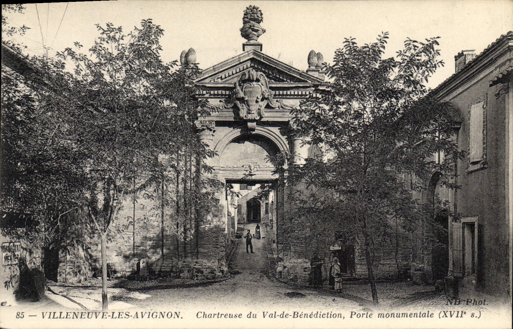 CPA Villeneuve les Avignon Chartreuse du Val de Benediction Porte monumentale XVII s 