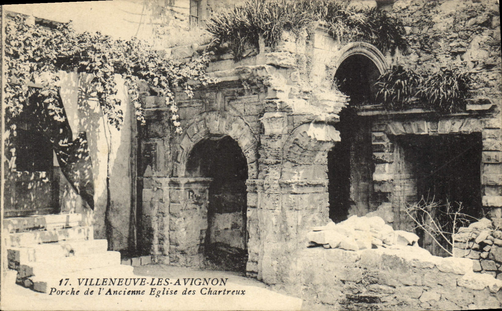 Villeneuve-lès-Avignon — Porche de l'Ancienne Église des Chartreux — Éditeur non identifié, n° 17