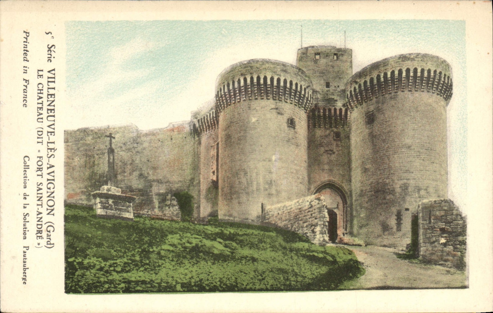 CPA Villeneuve les Avignon Gard Le Chateau dit Fort Sant Andre 