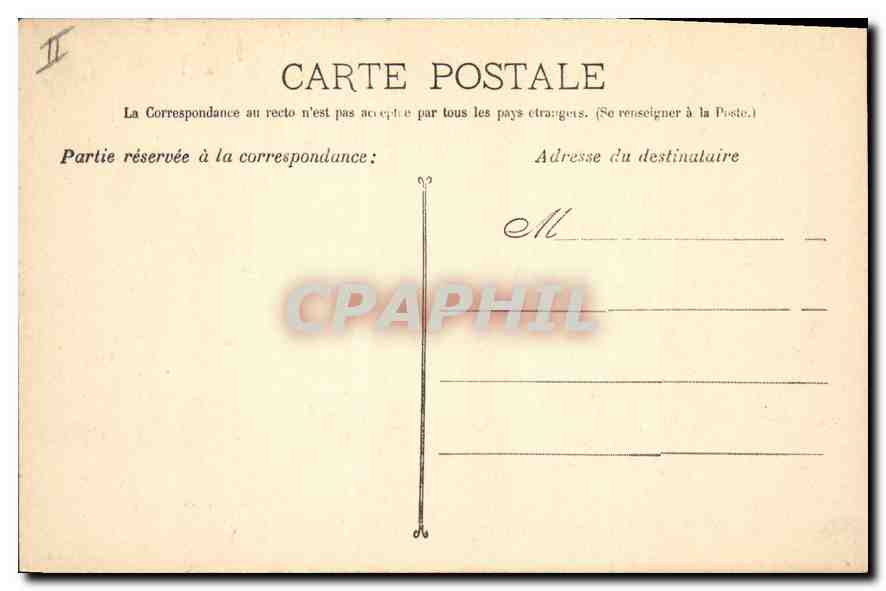 CPA Villeneuve les Avignon Entree du Fort St Andre  — Verso