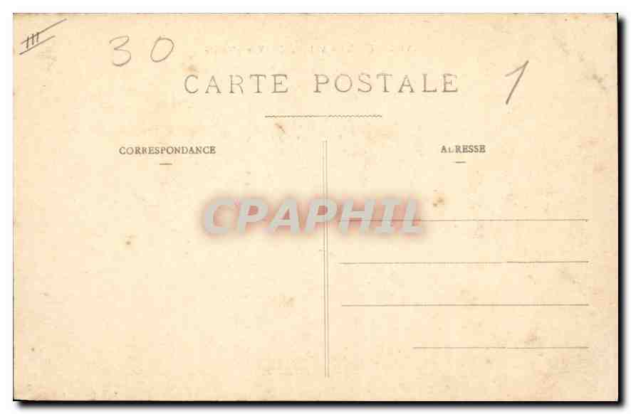 CPA Villeneuve les Avignon Vue generale  — Verso