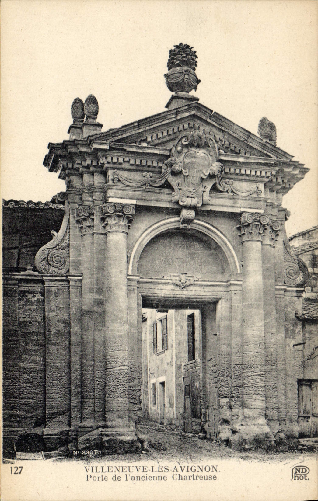 CPA Villeneuve les Avignon Porte de l'ancienne Chartreuse 