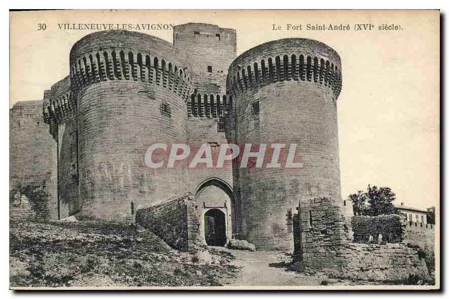 CPA Villeneuve les Avignon Le Fort Saint Andre XVI siecle 