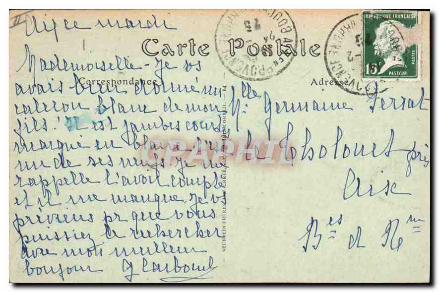 CPA Villeneuve les Avignon Le Fort Saint Andre XVI siecle  — Verso
