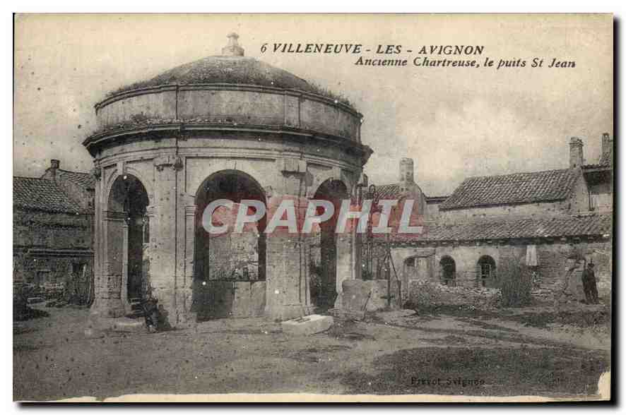 Villeneuve-lès-Avignon — Ancienne Chartreuse, le puits Saint Jean — Éditeur : Épreuve Avignon