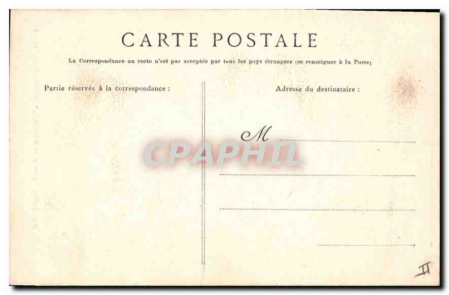 CPA Villeneuve les Avignon Tour Philippe le Bel  — Verso